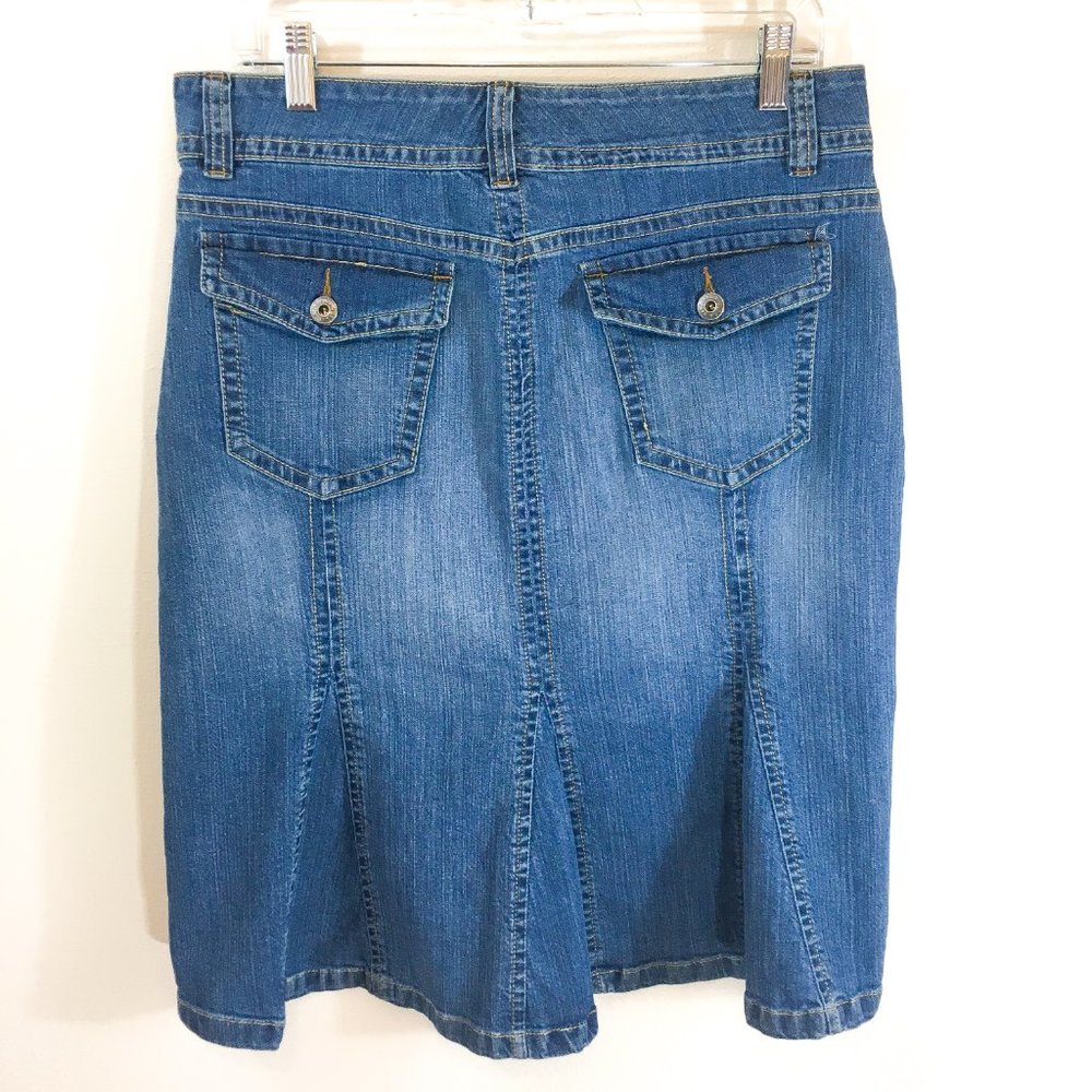 Gloria Vanderbilt Ruffle Skirt